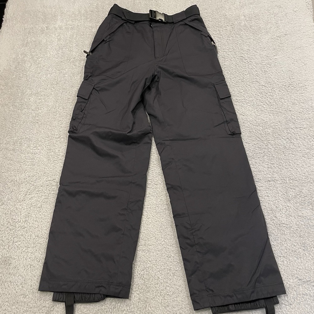 Bogner Fire & Ice Belted Cargo Ski Snow Pants Size 40 (32x30) Black EUC